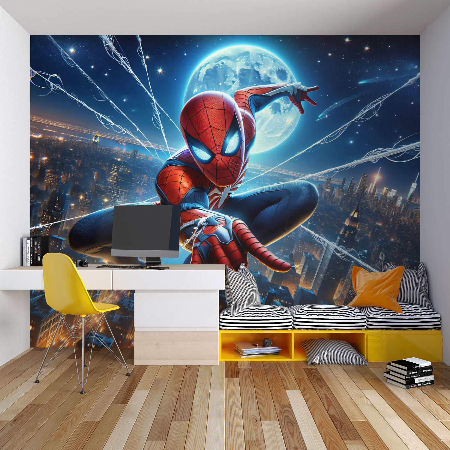Spiderman Tapete für Jungenzimmer | Wandbilder Tapete