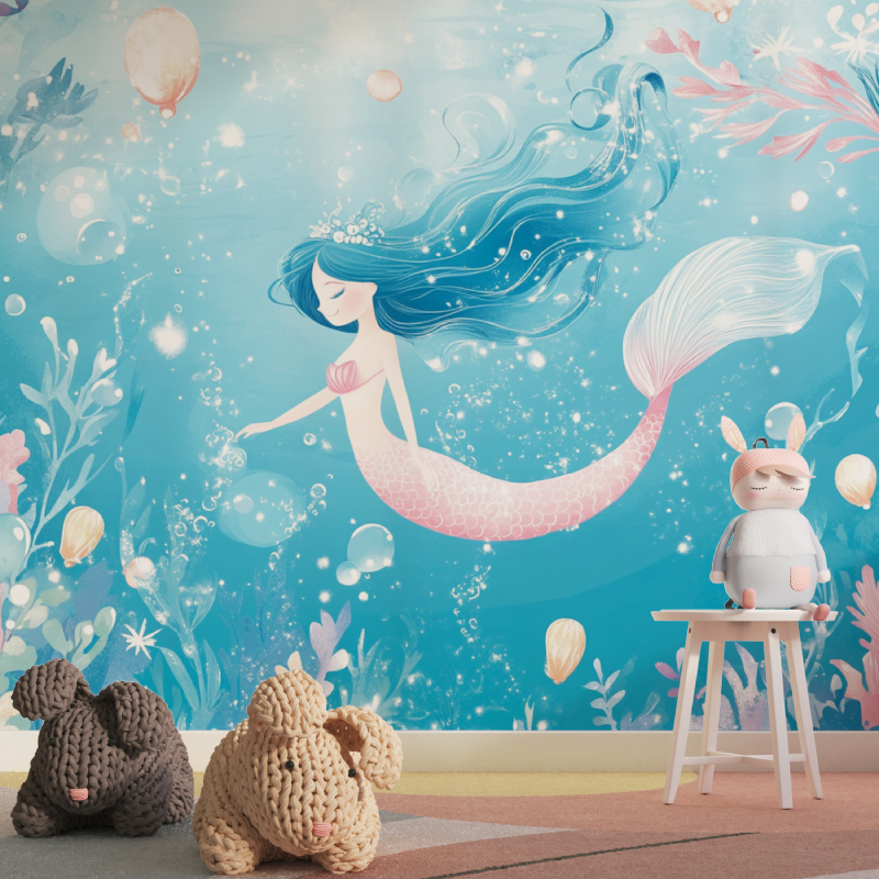 Princess Mermaid Wallpaper | Murals Wallpaper