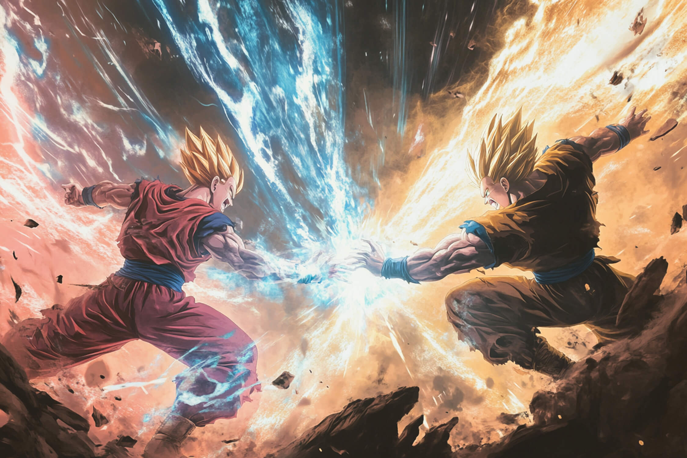 Mural Dbz Combat Wallpaper