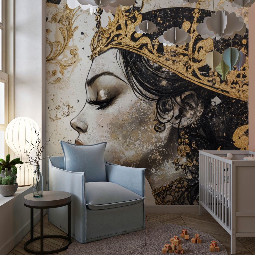 Golden Princess Wallpaper | Murals Wallpaper