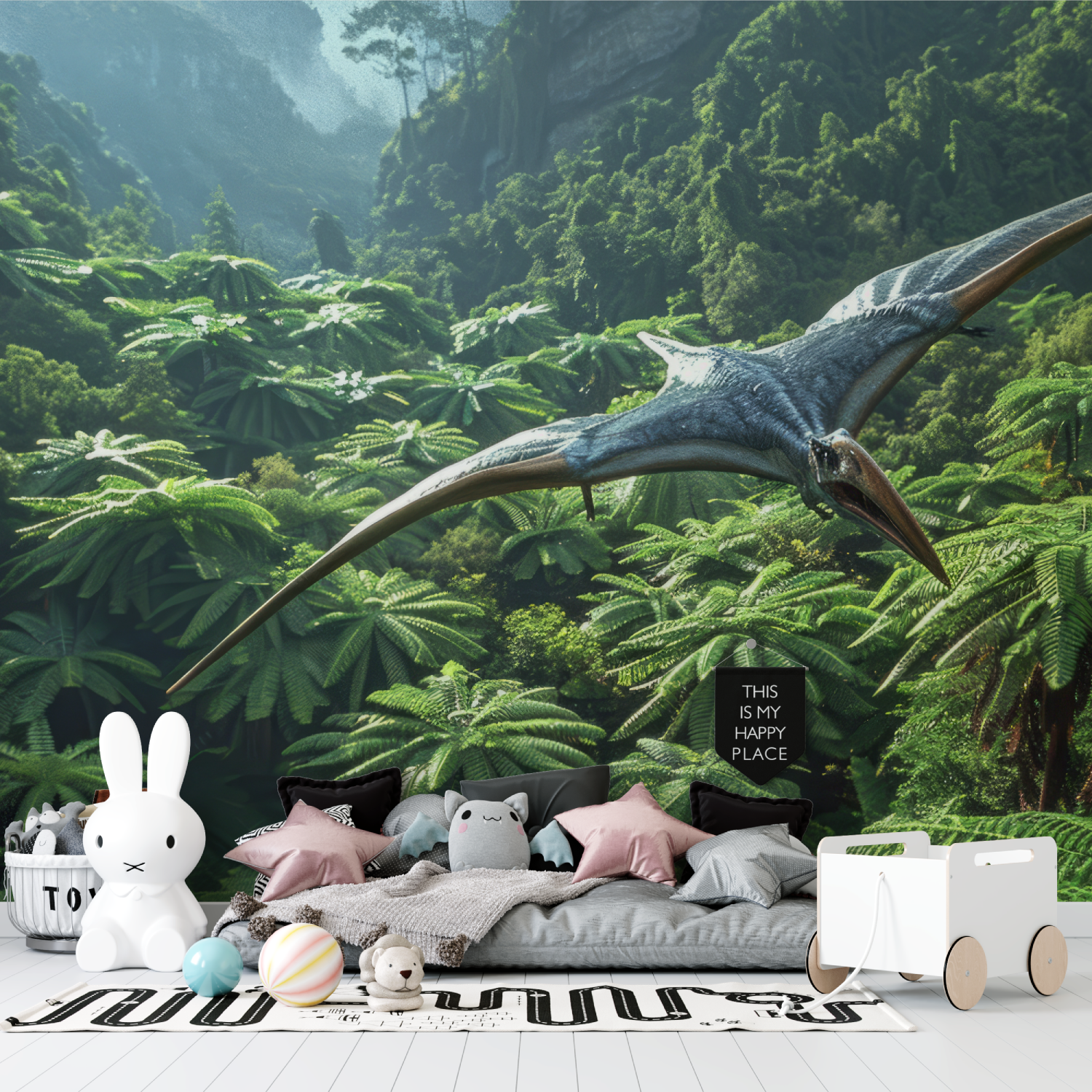 Dinosaurier-Pterodaktylus-Tapete | Wandbilder