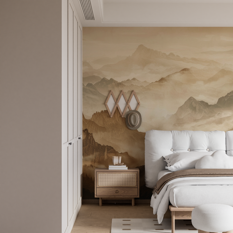 Terracotta Mountain Wallpaper | Murals Wallpaper