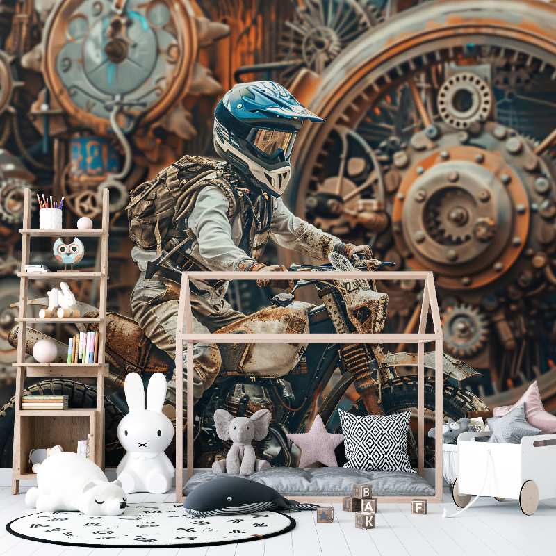 Industrial Motocross Wallpaper | Murals Wallpaper