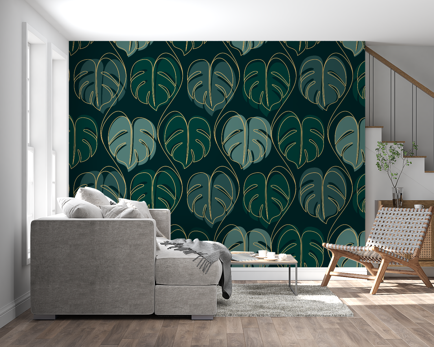 Duck Blue Pattern Wallpaper | Murals Wallpaper