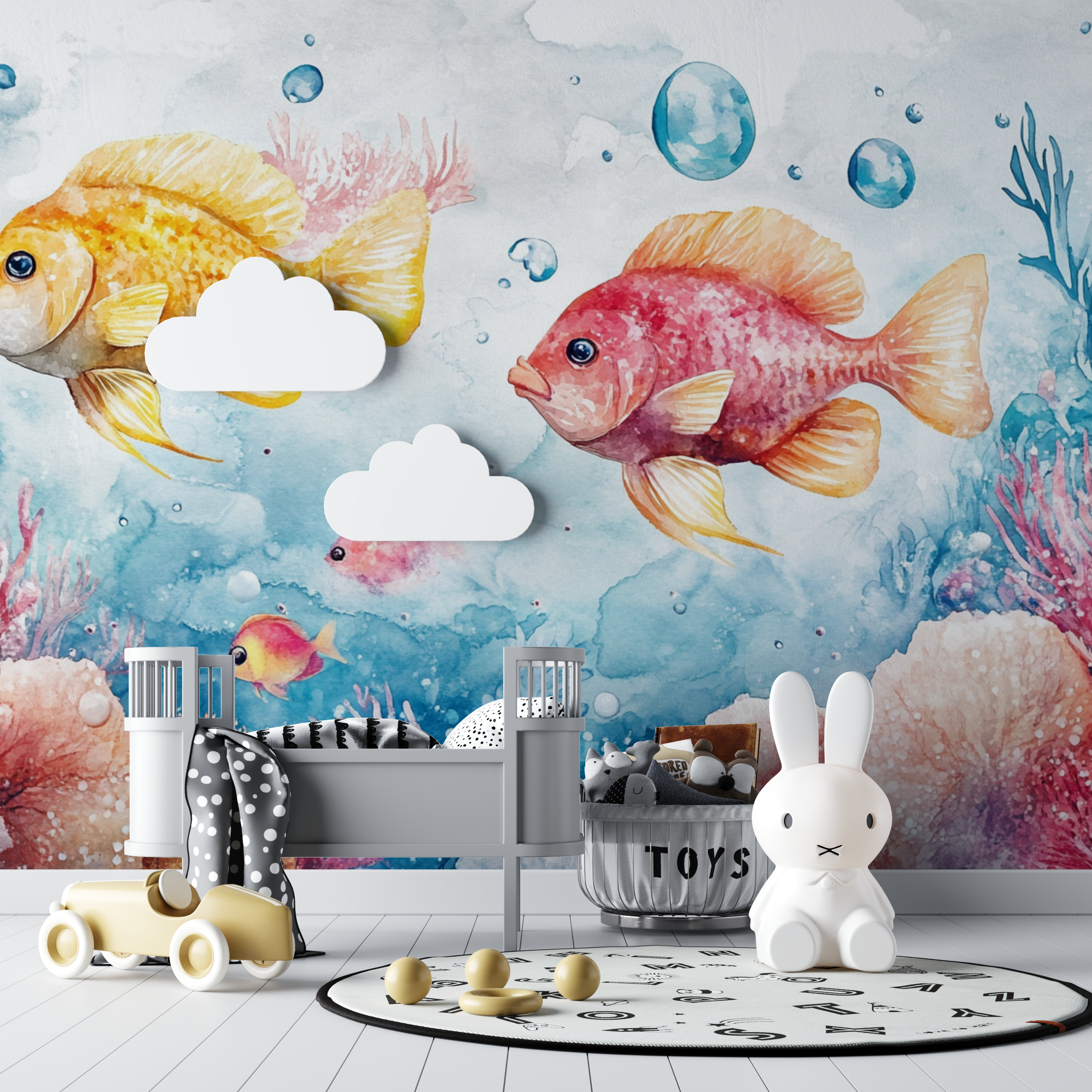 Marine Wallpaper Fish Mural | Murals Wallpaper