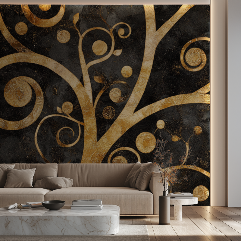 Tree of Life Wallpaper by Klimt | Murals Wallpaper