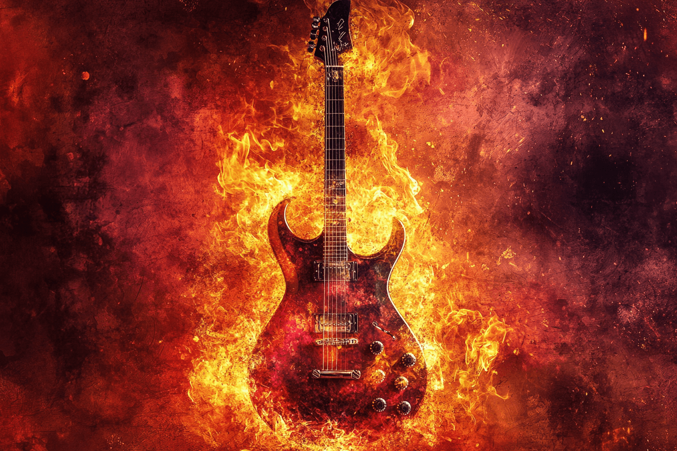 Electric Guitar Wallpaper | Murals Wallpaper