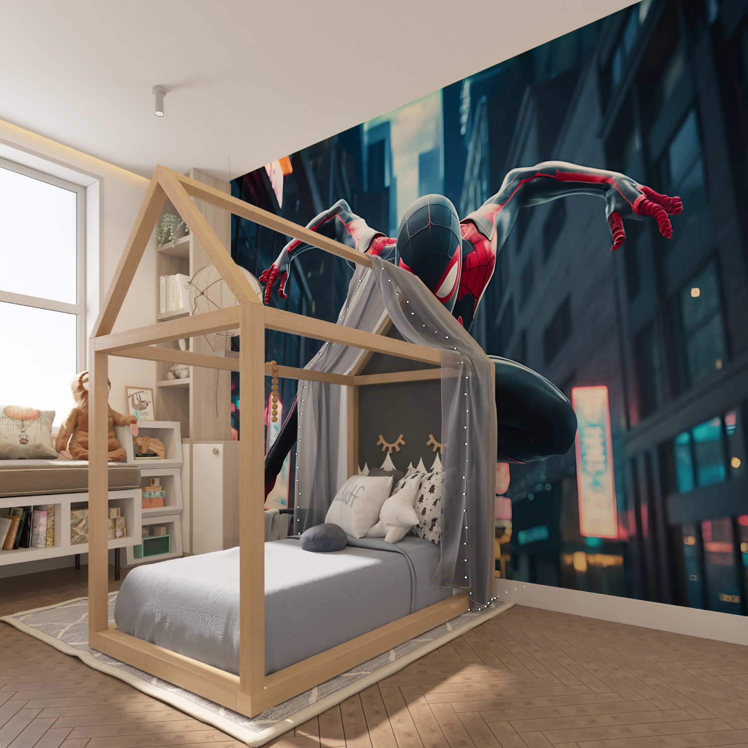 Futuristic Spiderman Wallpaper | Murals Wallpaper