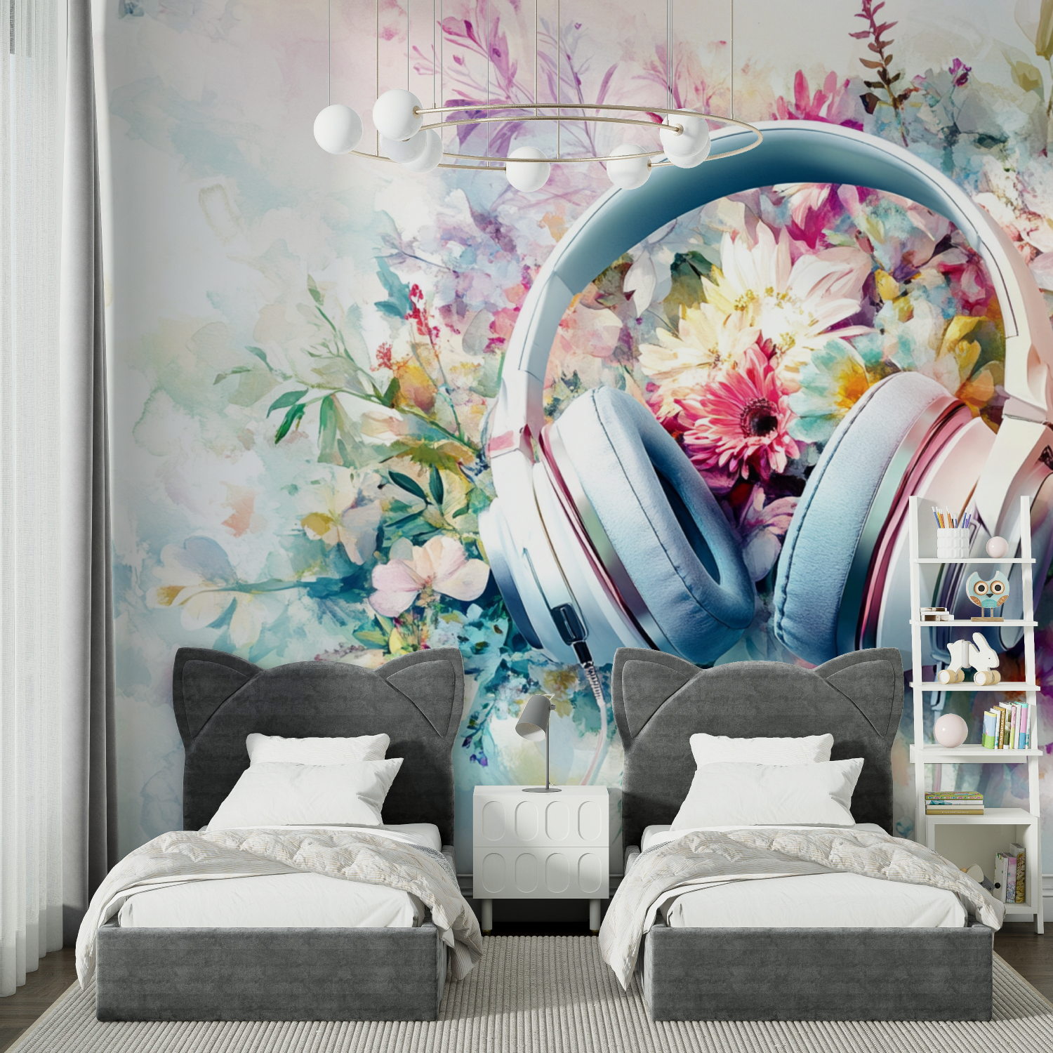 Tapeten-Floraison-Schlafzimmer Spiderman