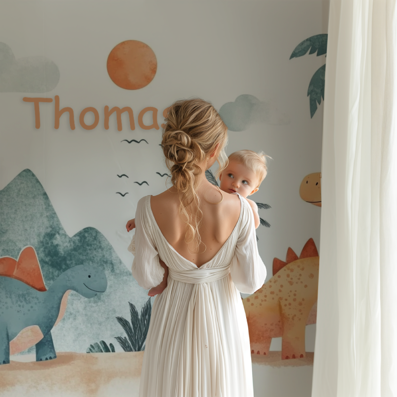 Dino Name Wallpaper | Murals Wallpaper