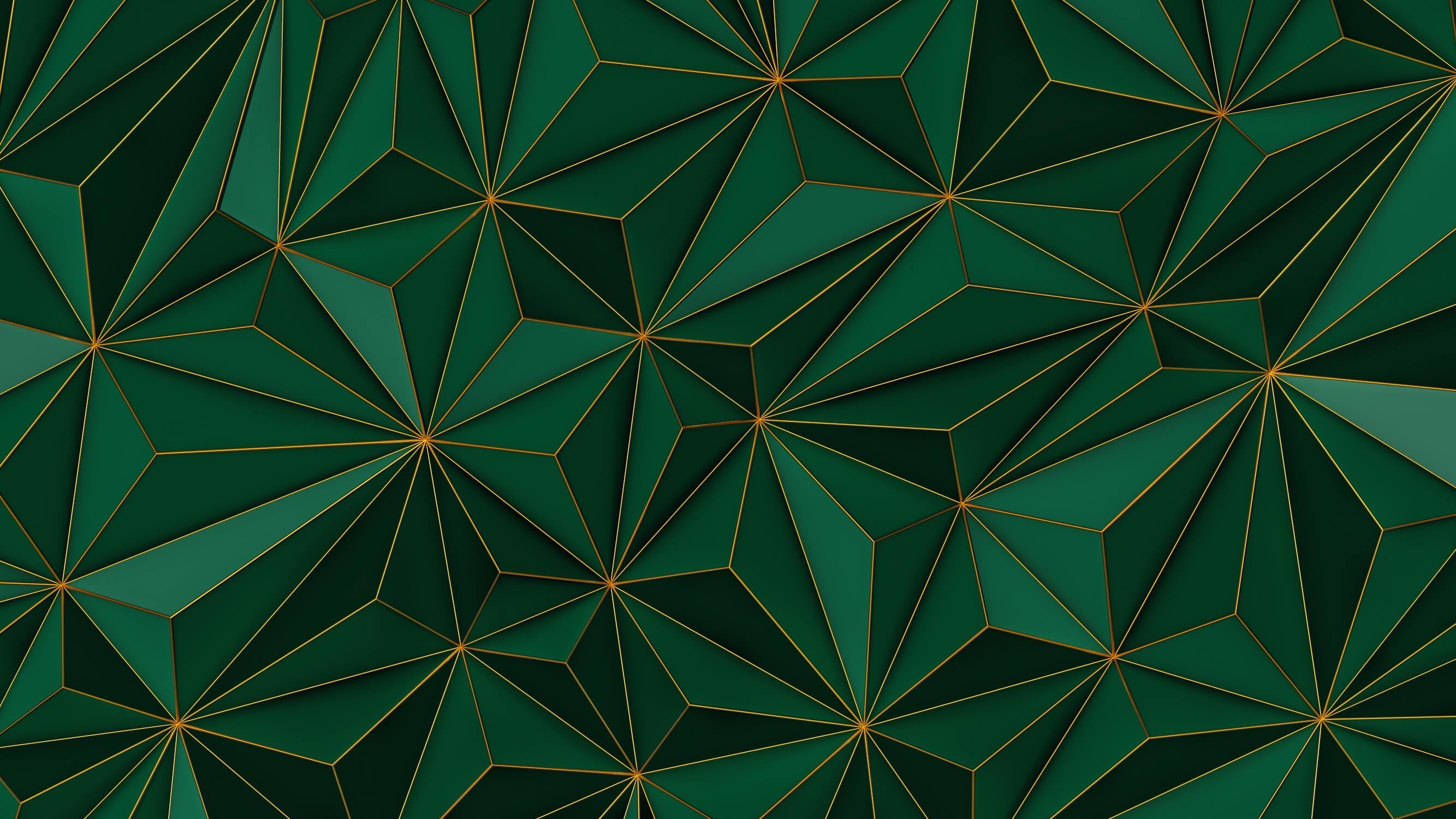 Geometric Green Wallpaper | Murals Wallpaper