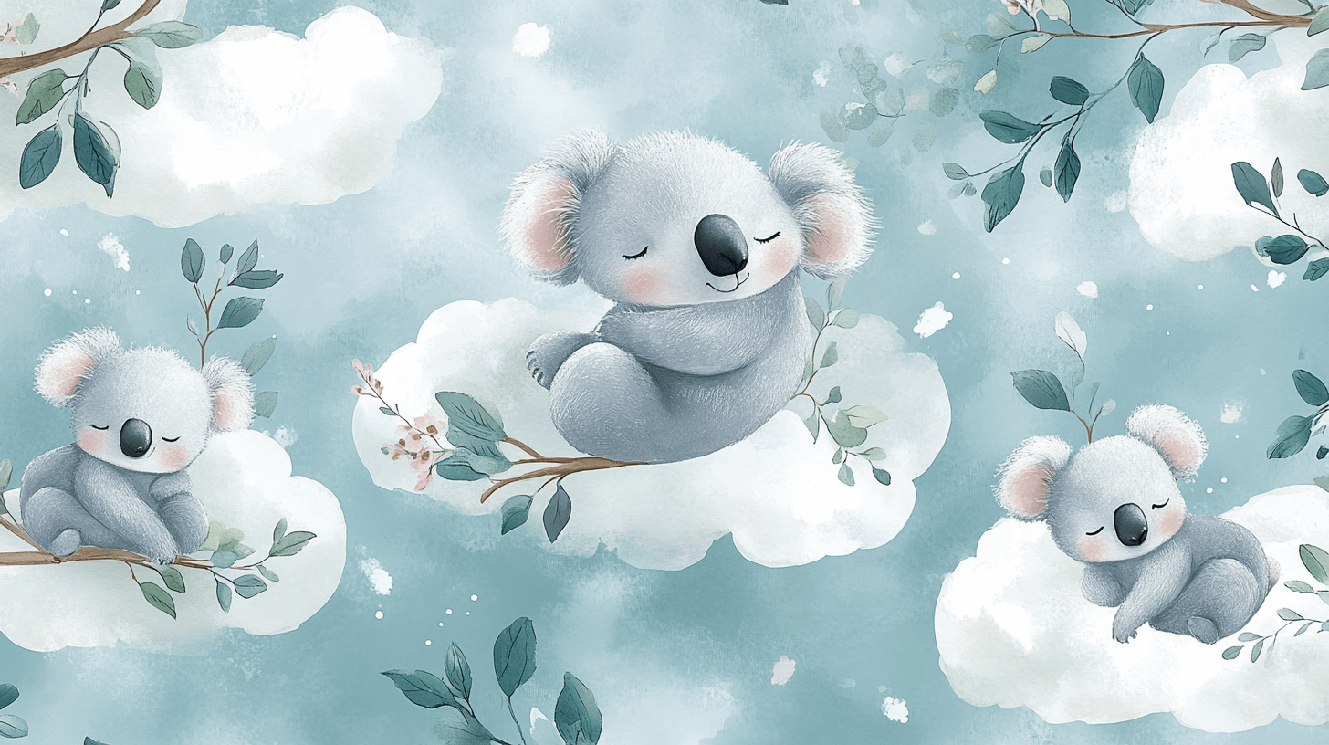 Koala Wallpaper in the Clouds | Murals Wallpaper