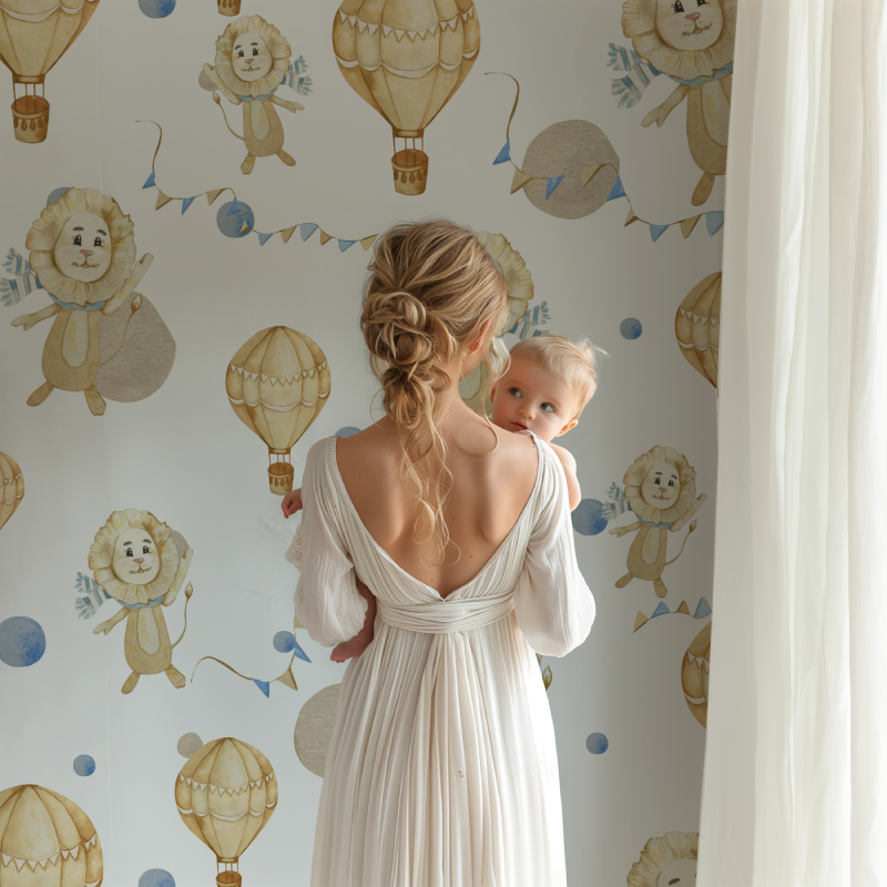 Lion Balloon Wallpaper | Murals Wallpaper