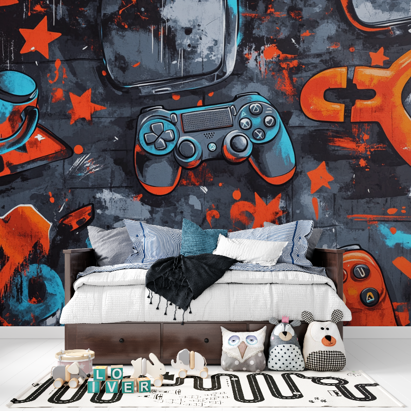 Gamer Wallpaper Gaming Controller | Murals Wallpaper