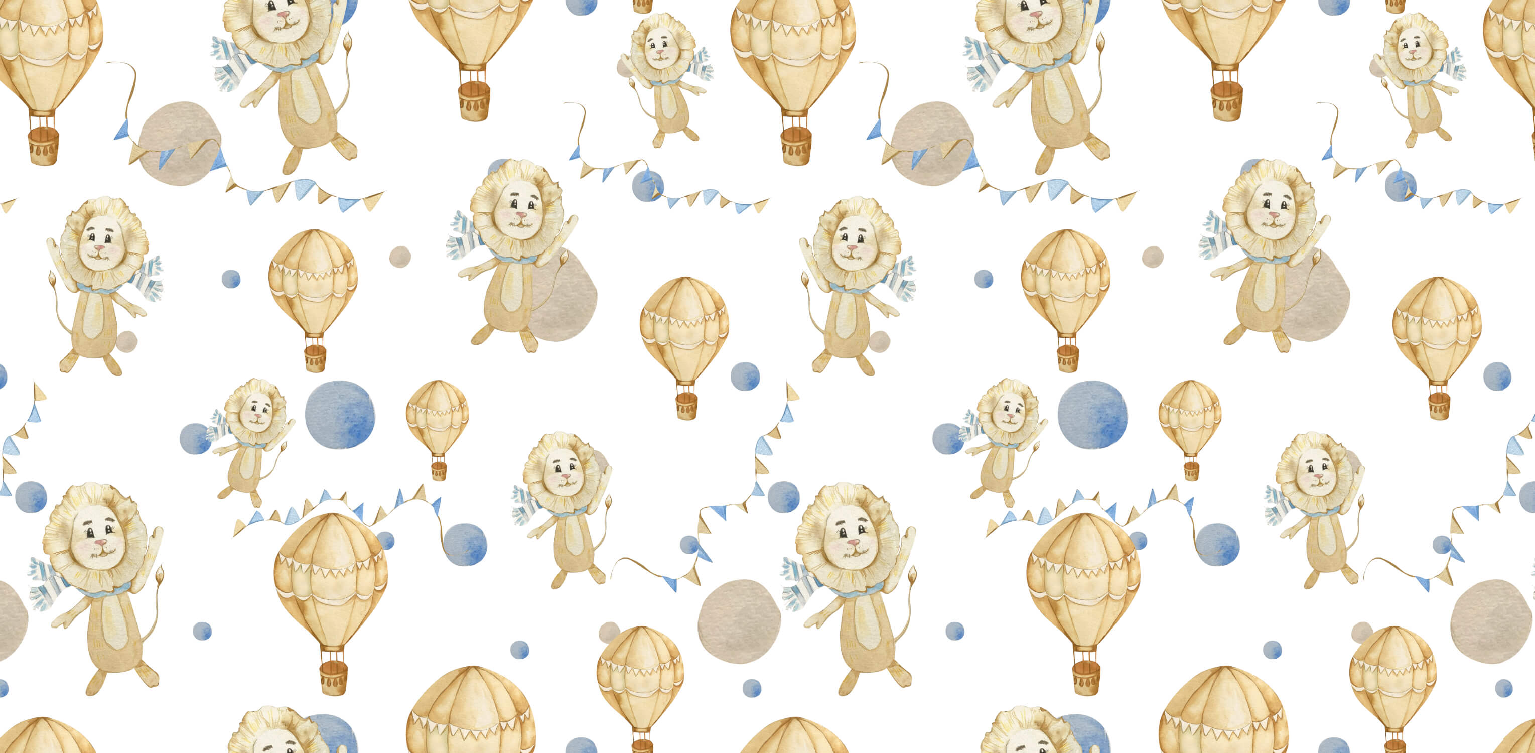 Lion Balloon Wallpaper | Murals Wallpaper