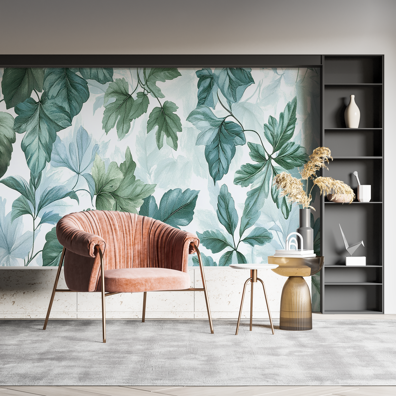 Green and Blue Wallpaper | Murals Wallpaper