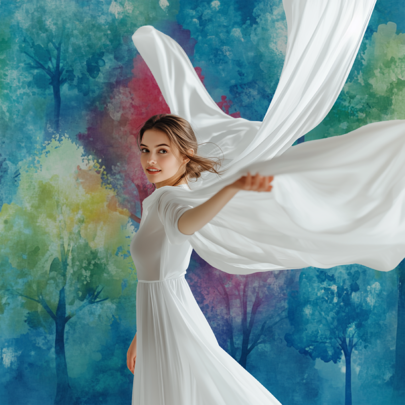 Chagall-Baum-Tapete | Wandbildtapete