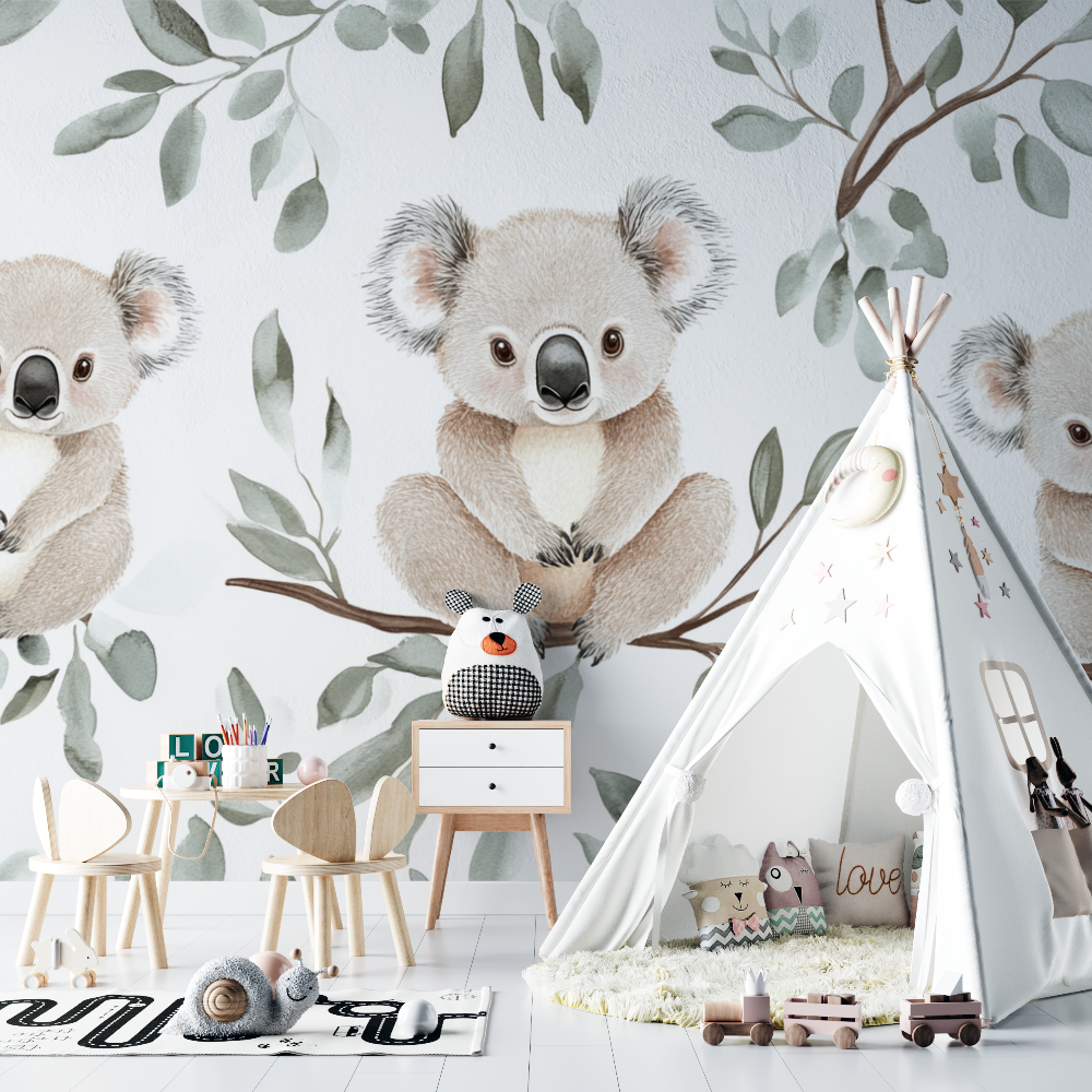 Koala and Milky Softness Wallpaper | Murals Wallpaper