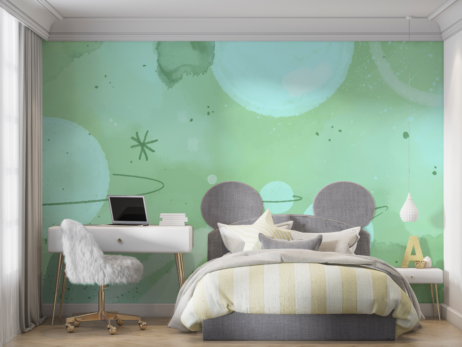 Space Planets Wallpaper for Kids | Murals Wallpaper