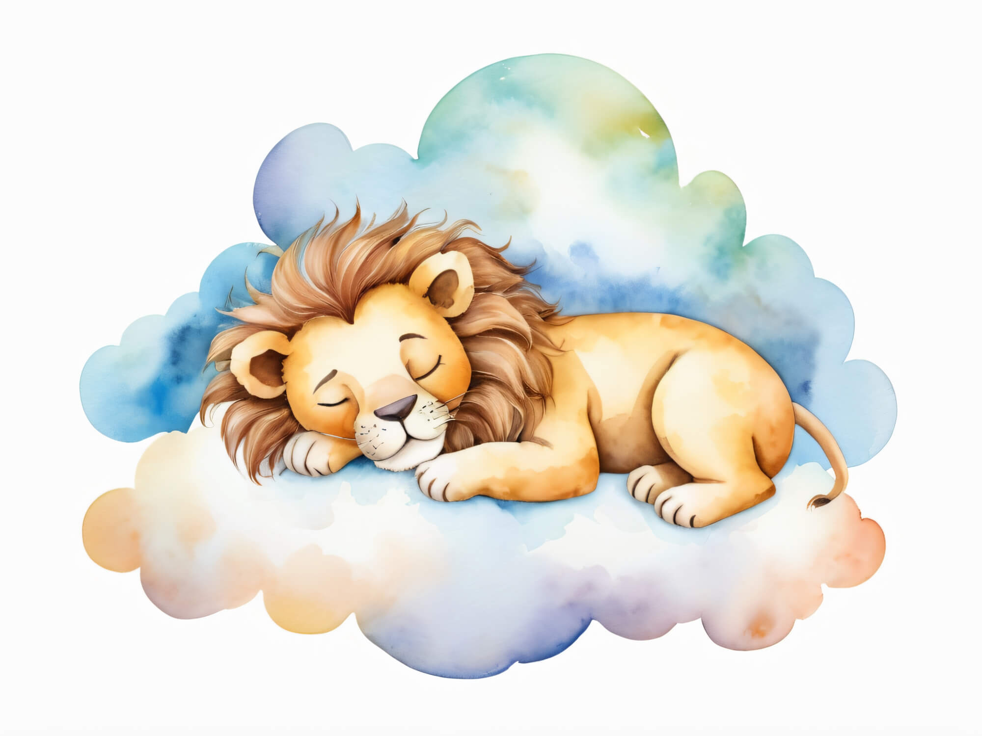 Sleepy Lion Cub Wallpaper | Murals Wallpaper