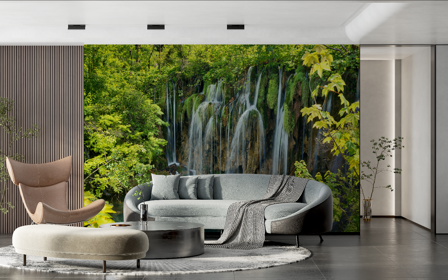 Waterfall Wallpaper | Murals Wallpaper