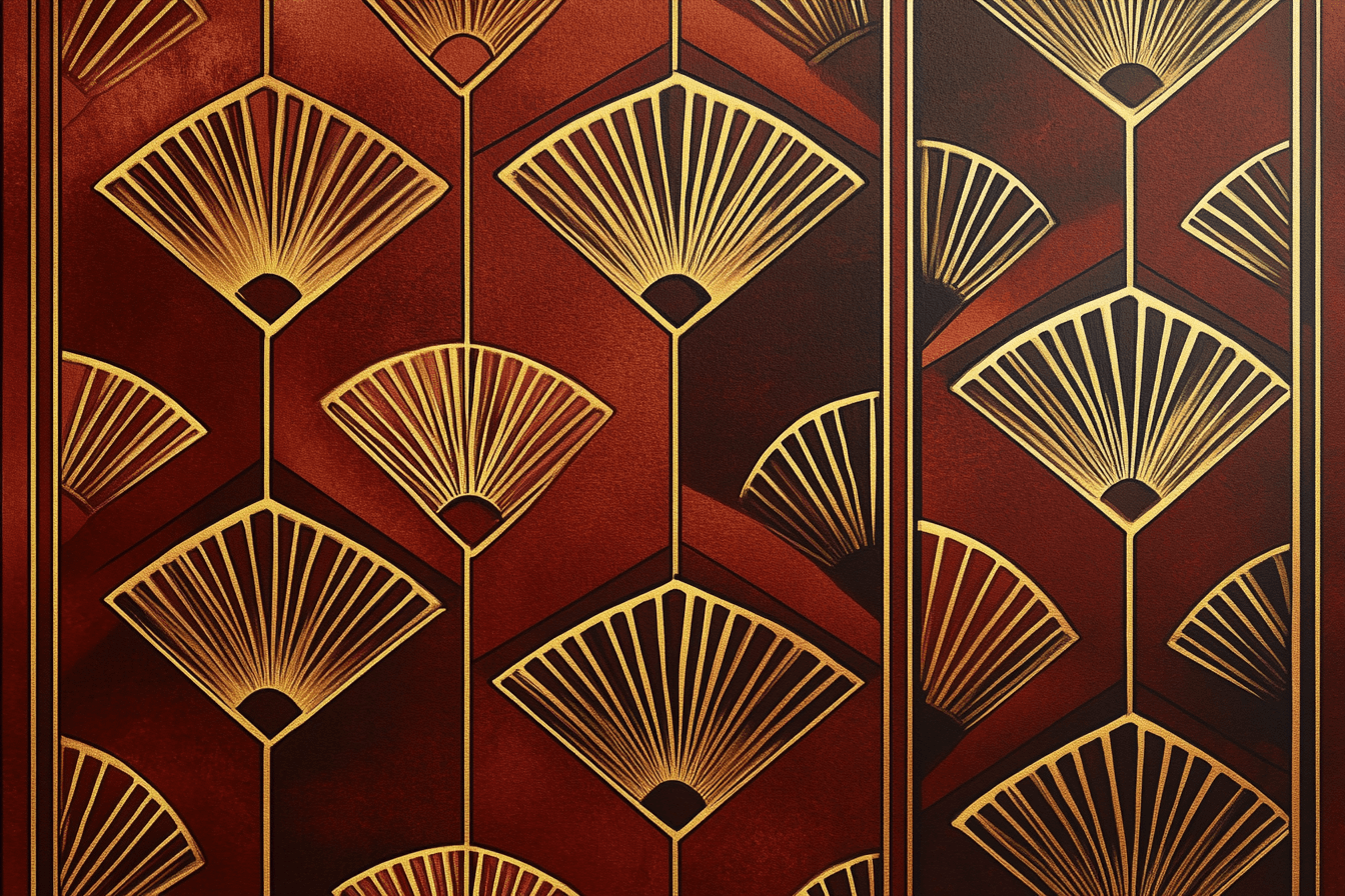 Terracotta Art Deco Trend Wallpaper | Murals Wallpaper