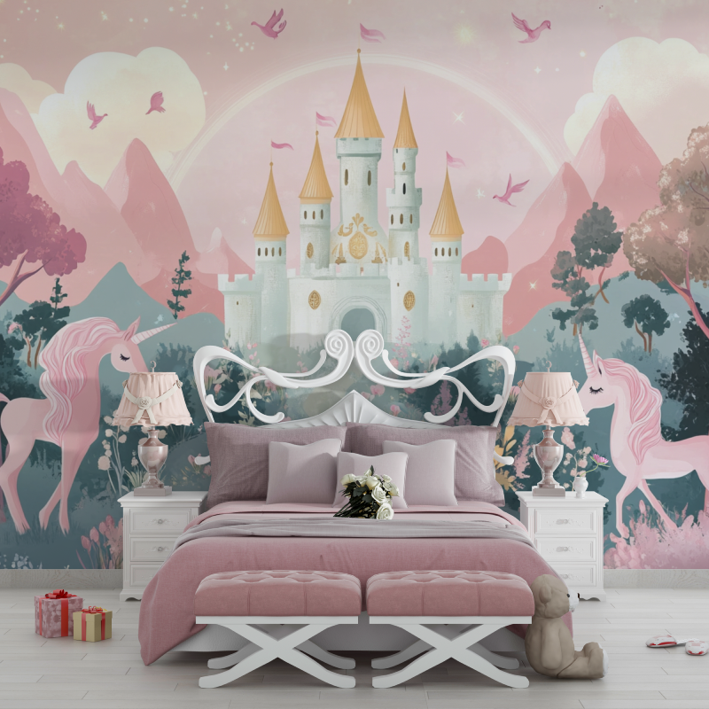 Rainbow Unicorn Wallpaper | Murals Wallpaper