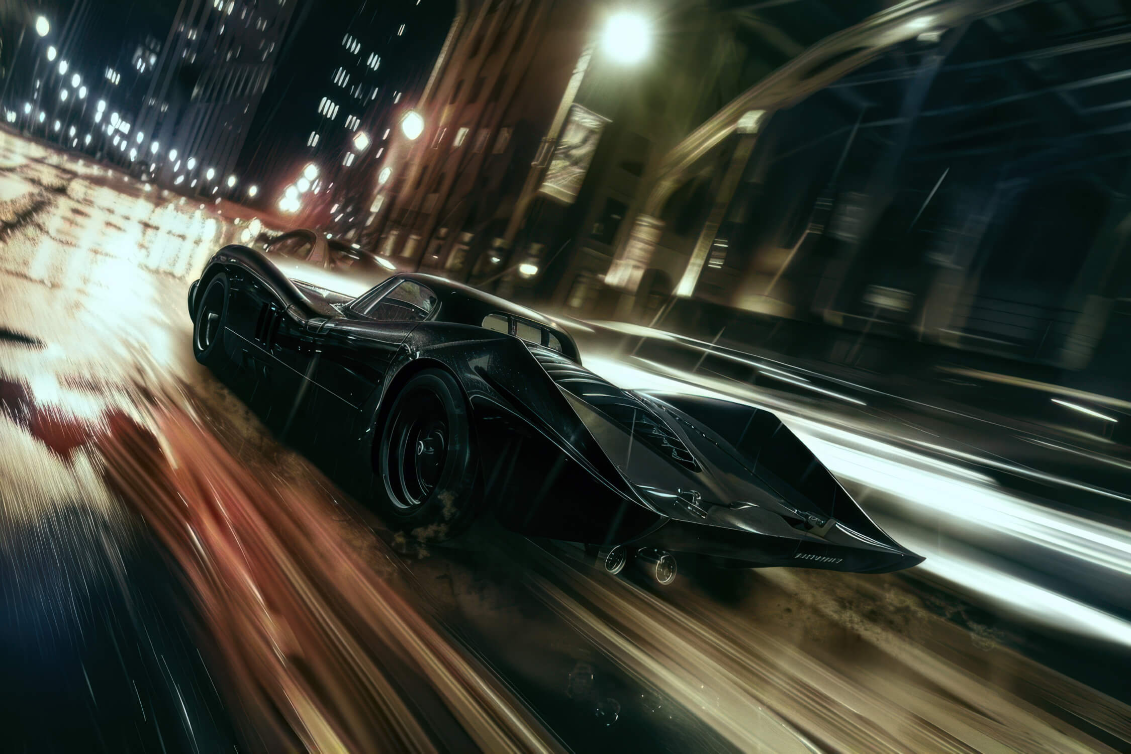 3D Car Wallpaper for Adult Bedroom | Murals Wallpaper