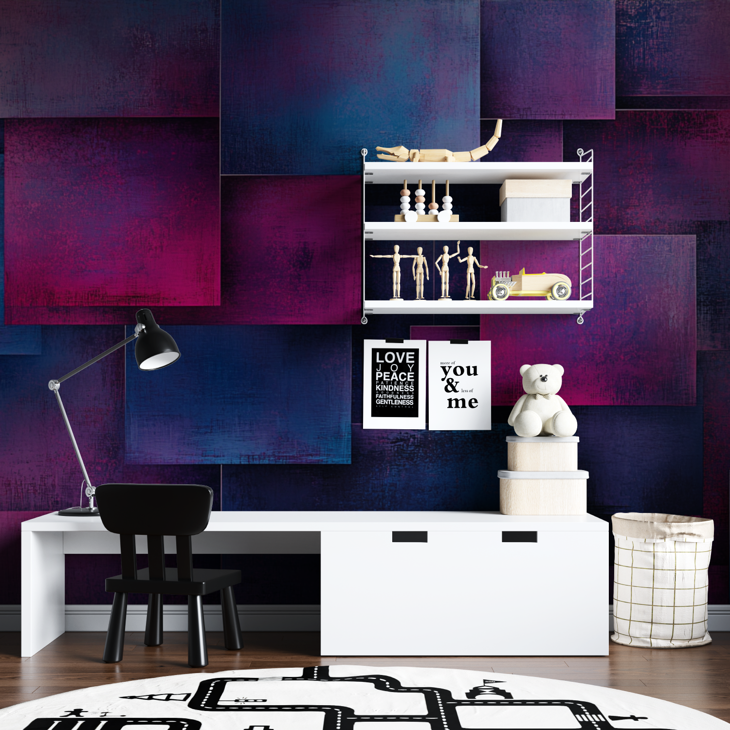 Incandescent Square Wallpaper | Murals Wallpaper