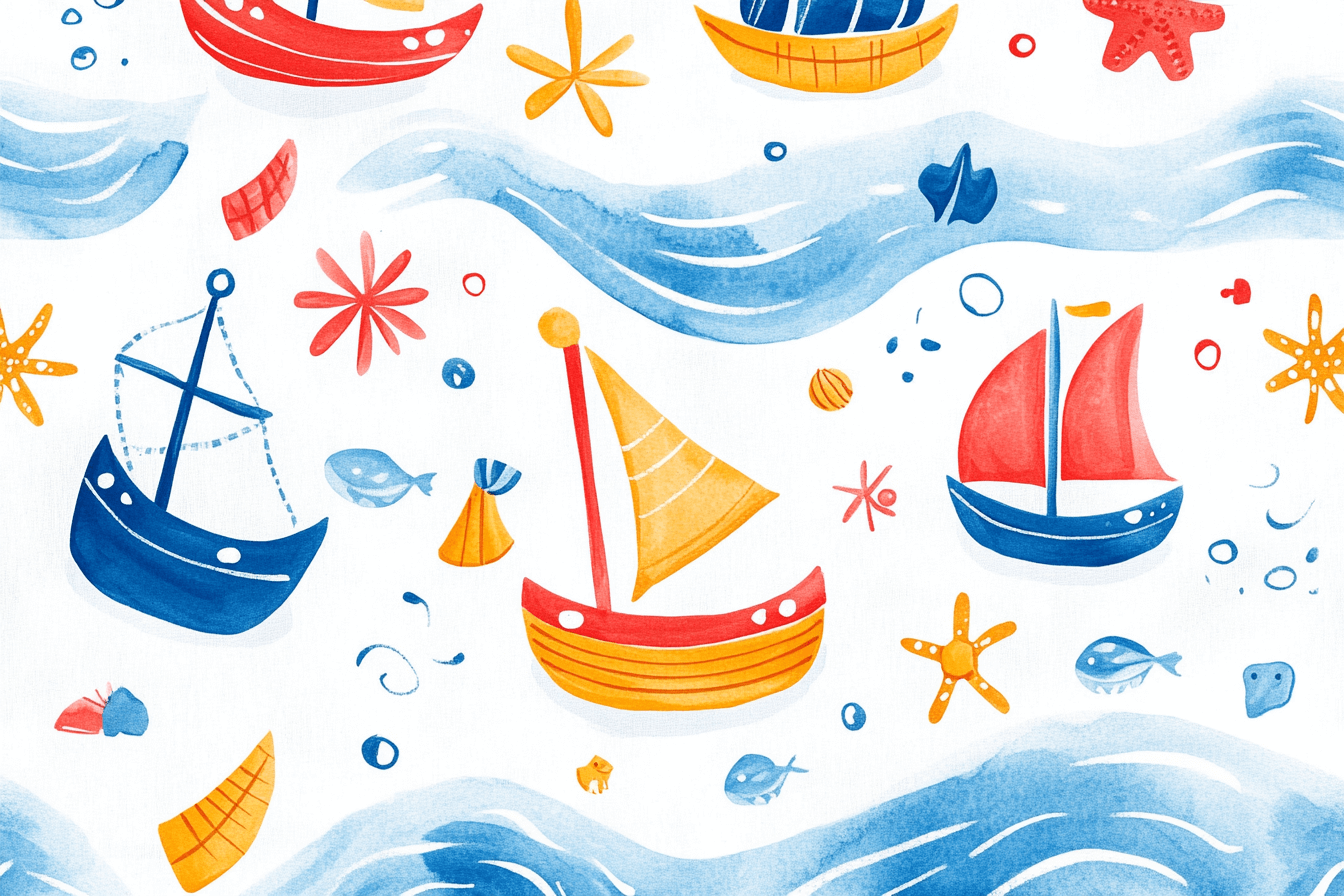 Nautical Vogue Sailor Wallpaper | Murals Wallpaper