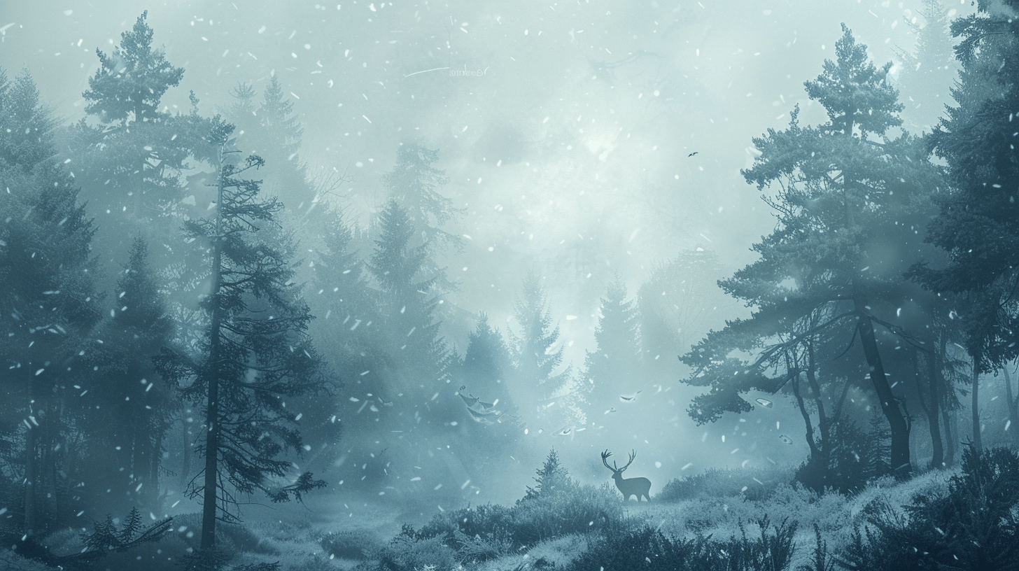 Deer & Scandinavian Wallpaper | Murals Wallpaper