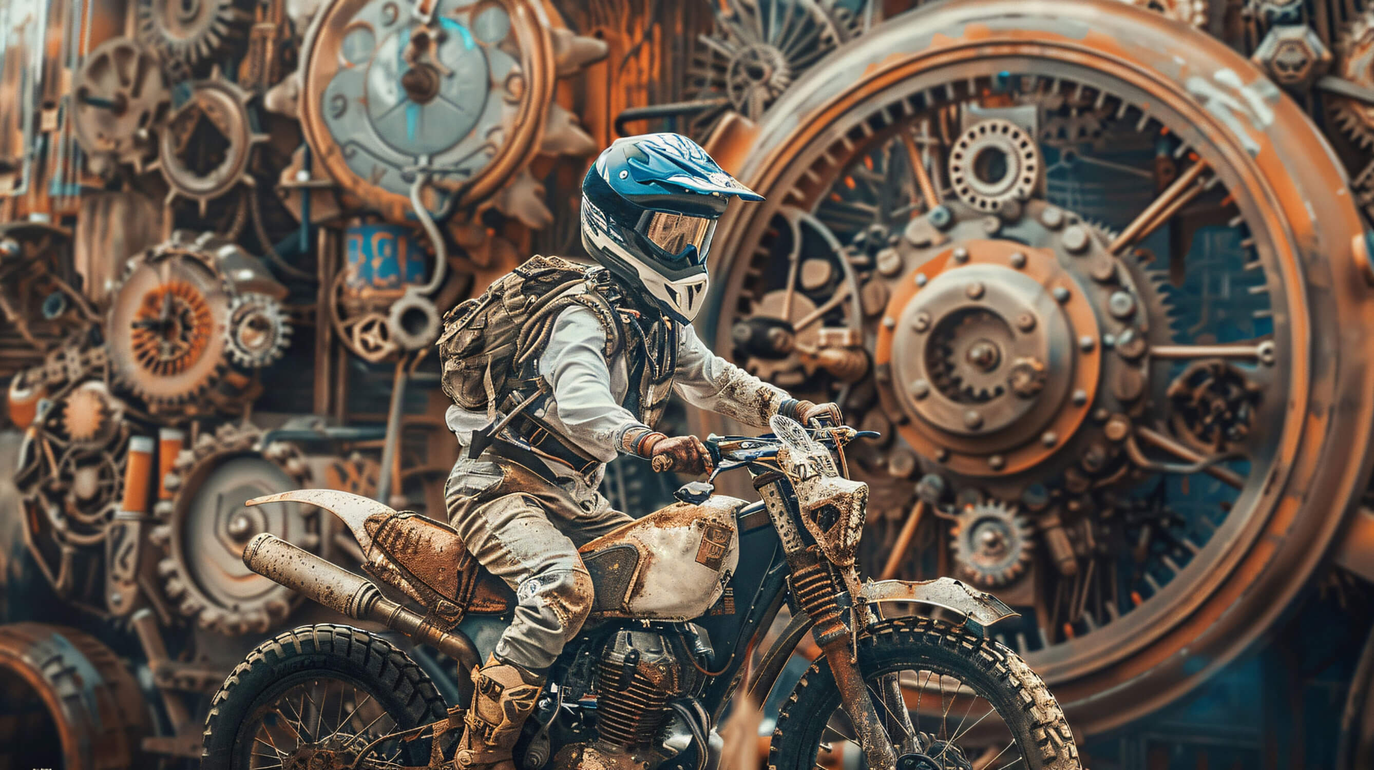 Industrial Motocross Wallpaper | Murals Wallpaper