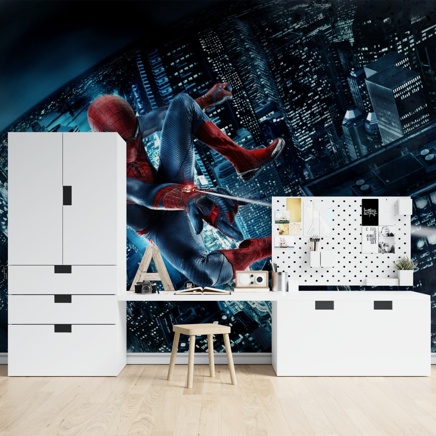 Spiderman Wallpaper for Kids' Room | Murals Wallpaper
