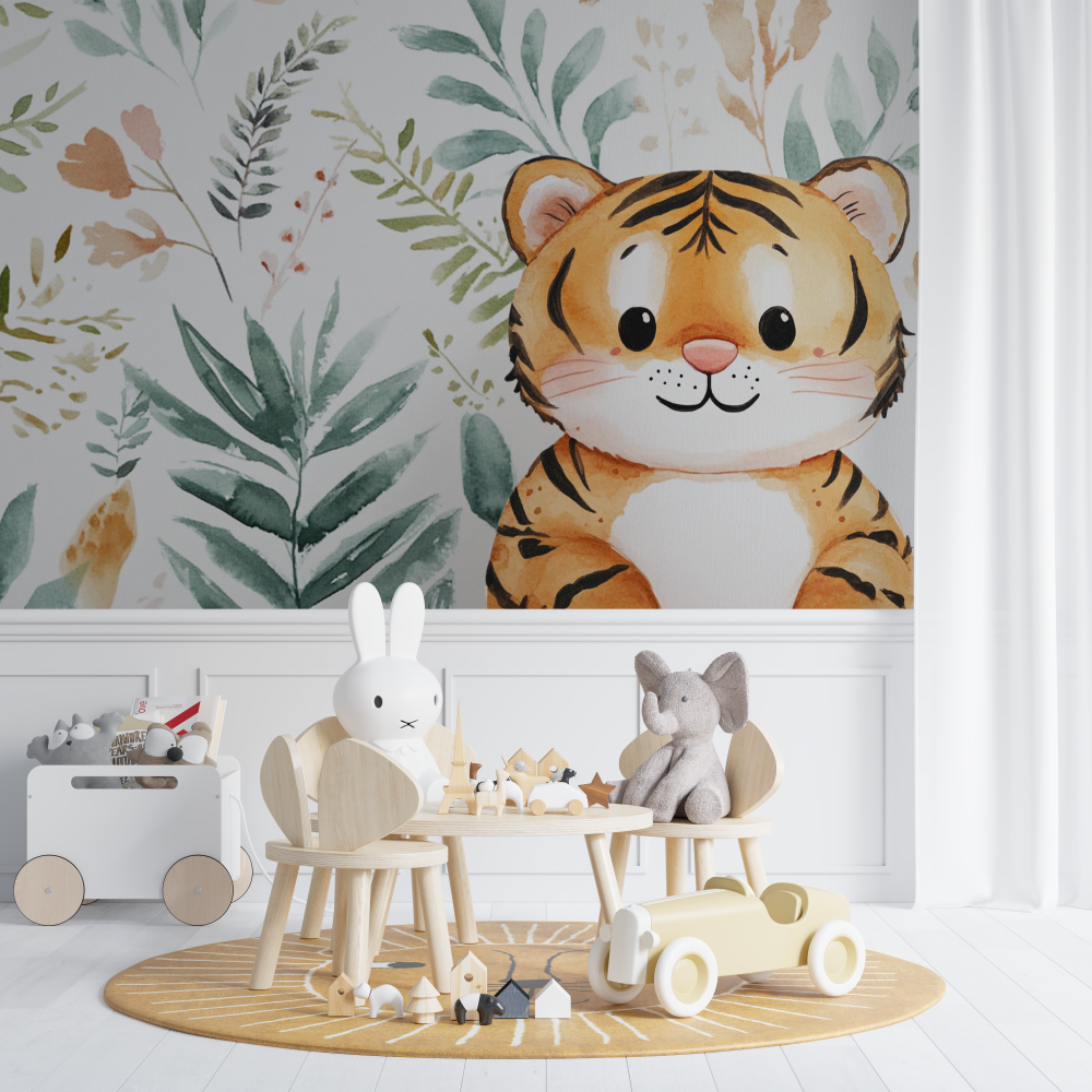 Scandinavian Tiger Wallpaper | Murals Wallpaper
