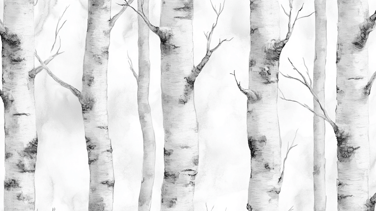 Birch Tree Wallpaper | Murals Wallpaper