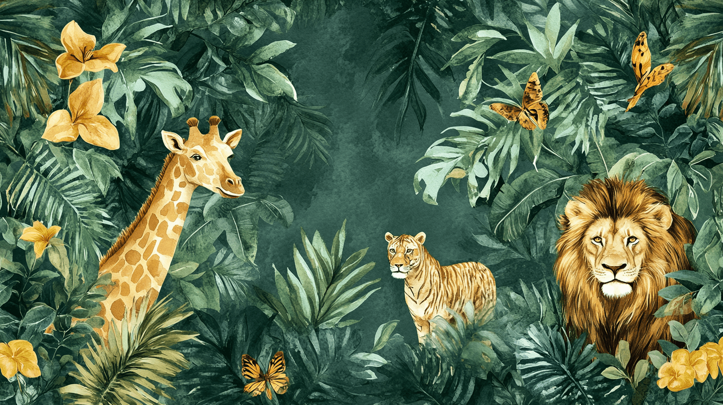 Jungle Wealth Wallpaper | Murals Wallpaper