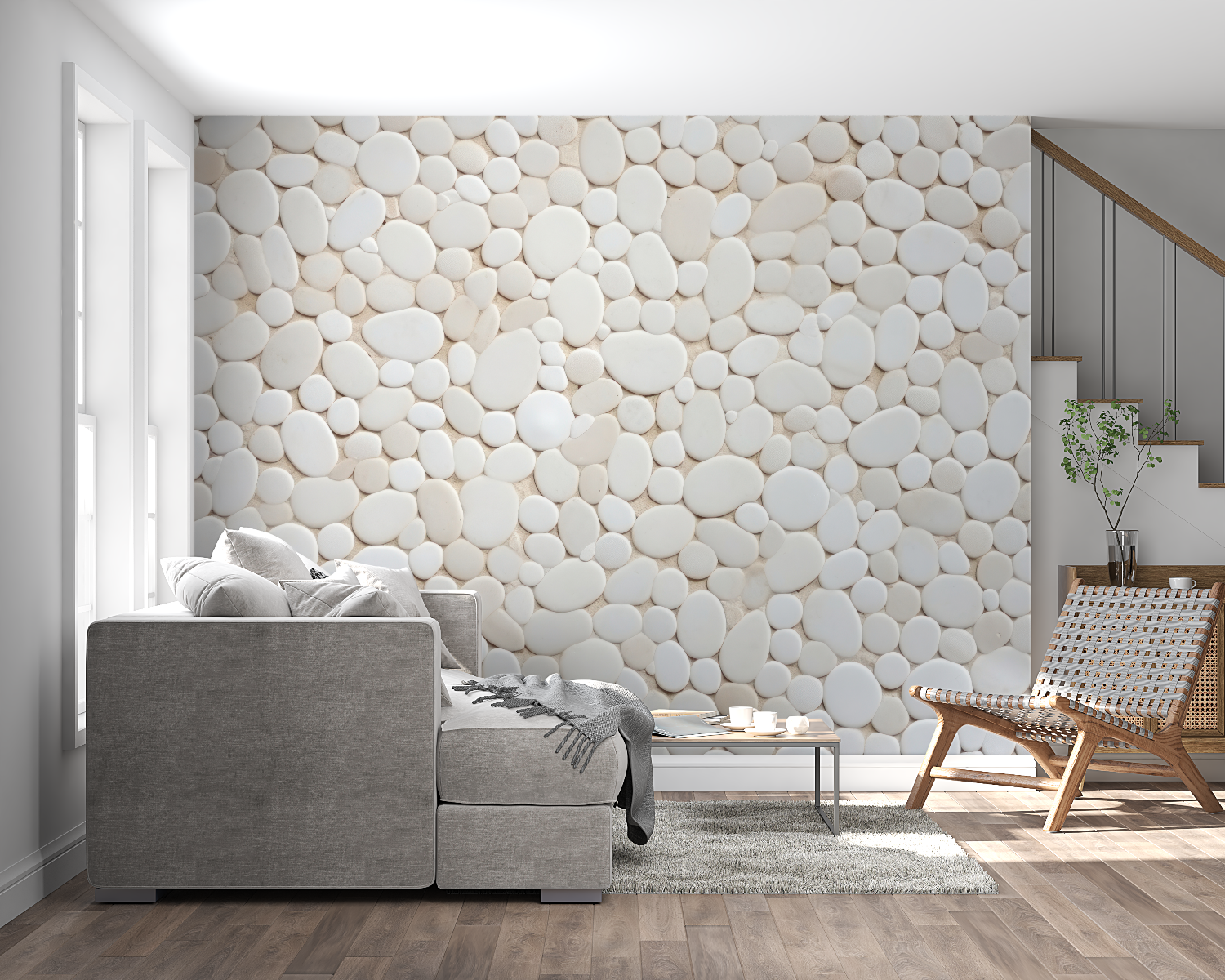 Cocooning Pebble Wallpaper | Murals Wallpaper