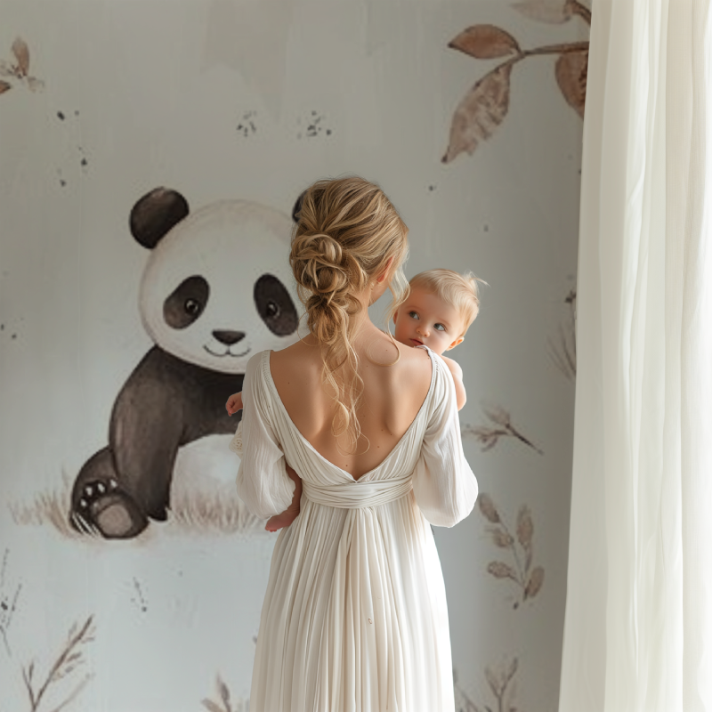 Panda and Forest Animals Wallpaper | Murals Wallpaper