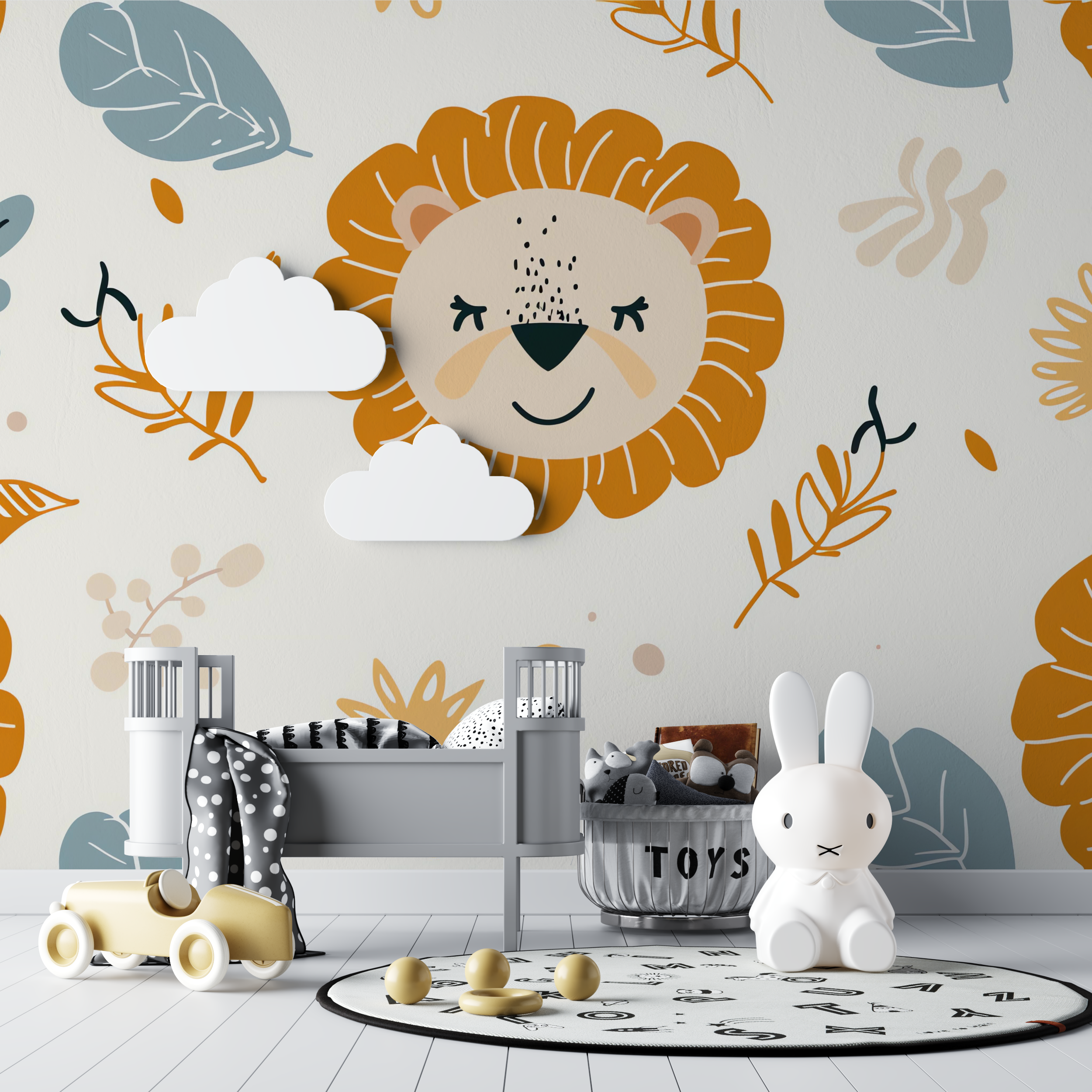 Lion Head Wallpaper | Murals Wallpaper