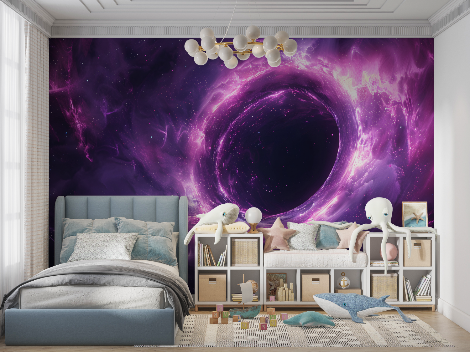 Purple Black Hole Wallpaper | Murals Wallpaper