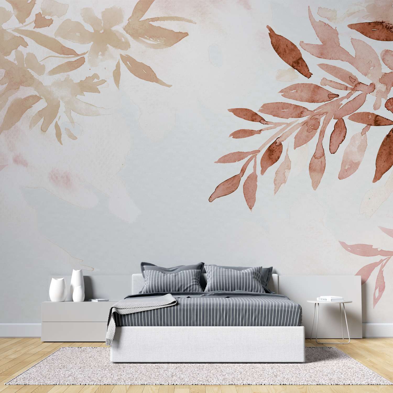 Terracotta Wallpaper for Bedroom | Murals Wallpaper