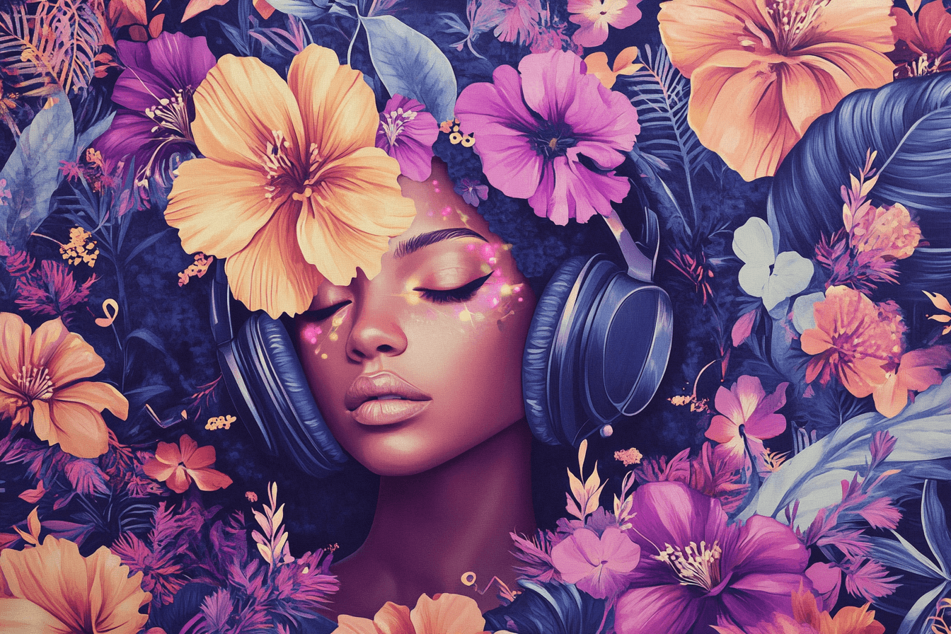 Floral Symphony Wallpaper | Murals Wallpaper