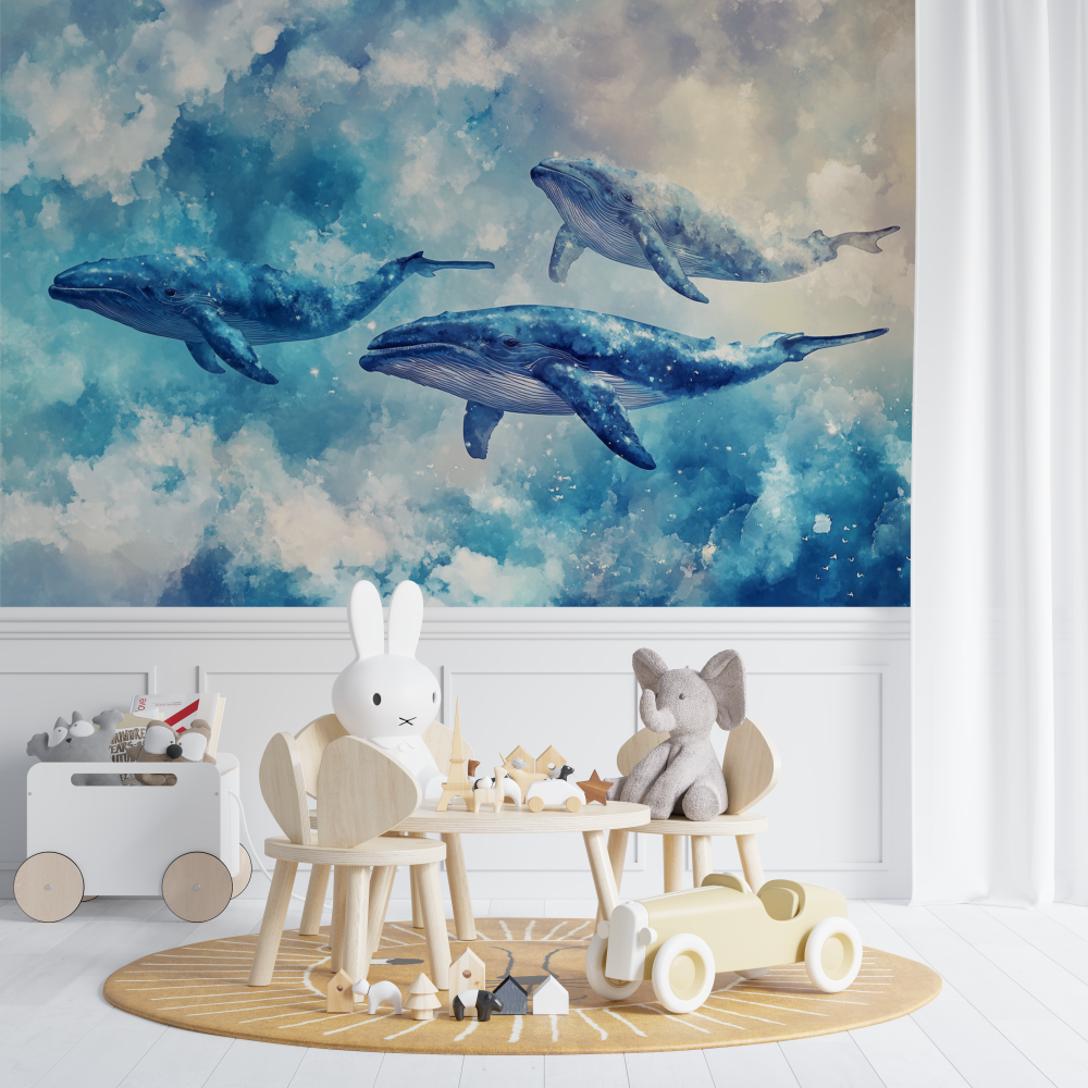 Whale Marine Wallpaper | Murals Wallpaper