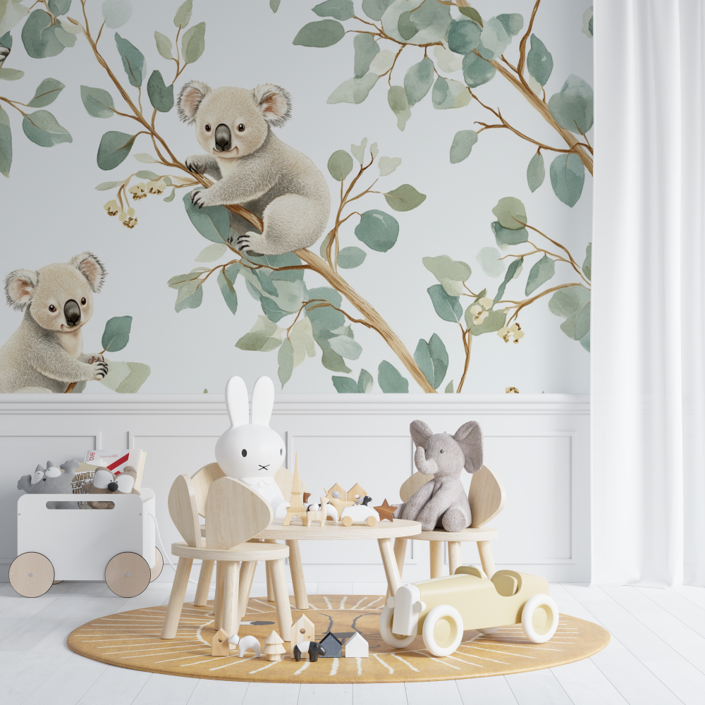 Koala and Cream Sky Wallpaper | Murals Wallpaper