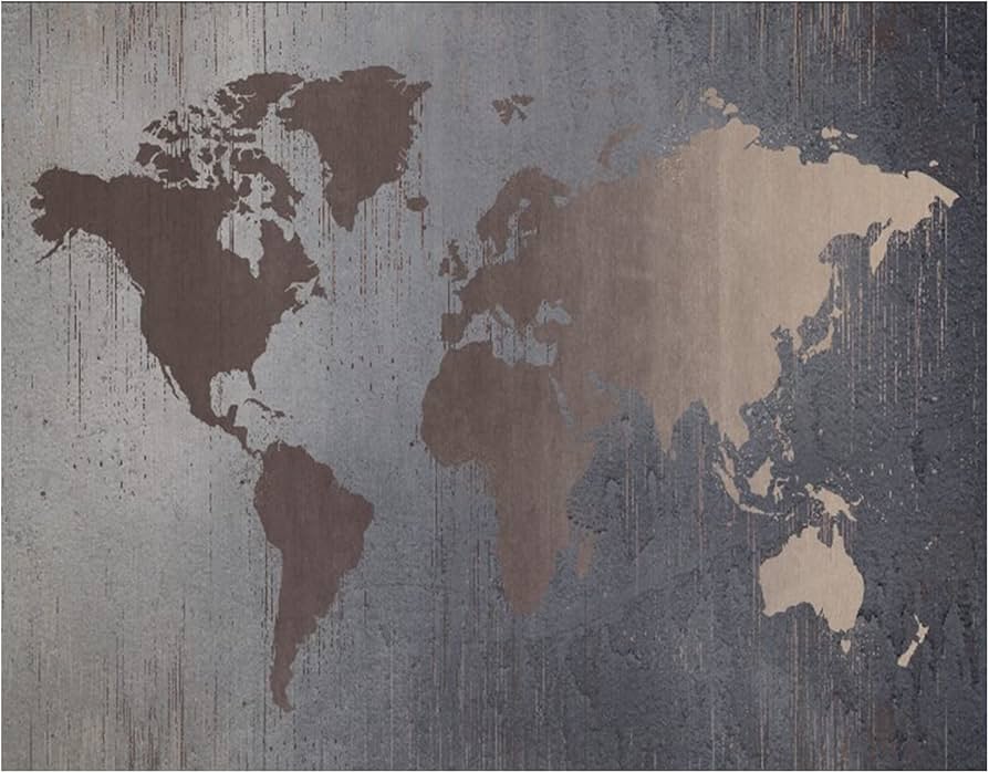 Giant World Map Wallpaper | Murals Wallpaper