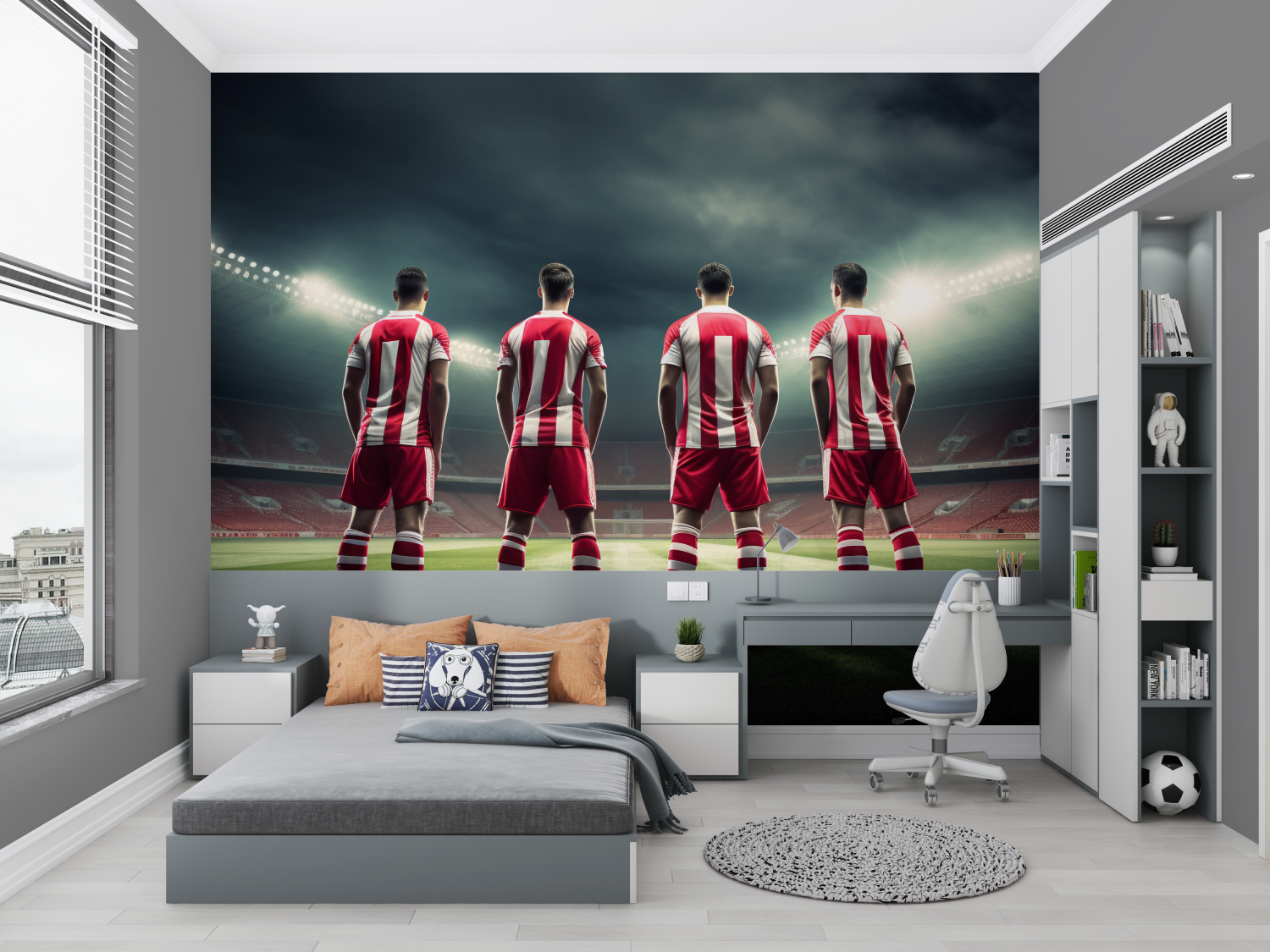 Football Player Bedroom Wallpaper | Murals Wallpaper