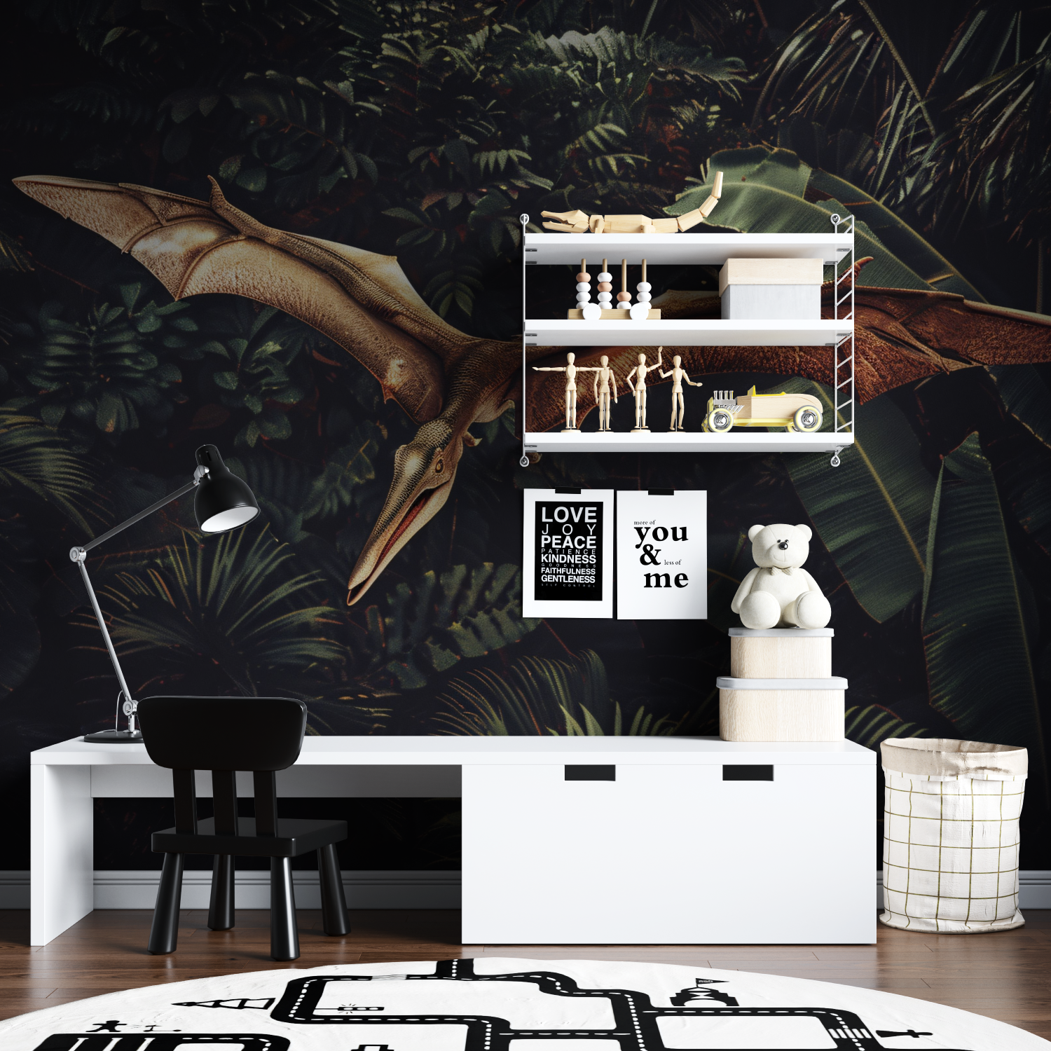 Tropical Pterodactyl Wallpaper | Murals Wallpaper