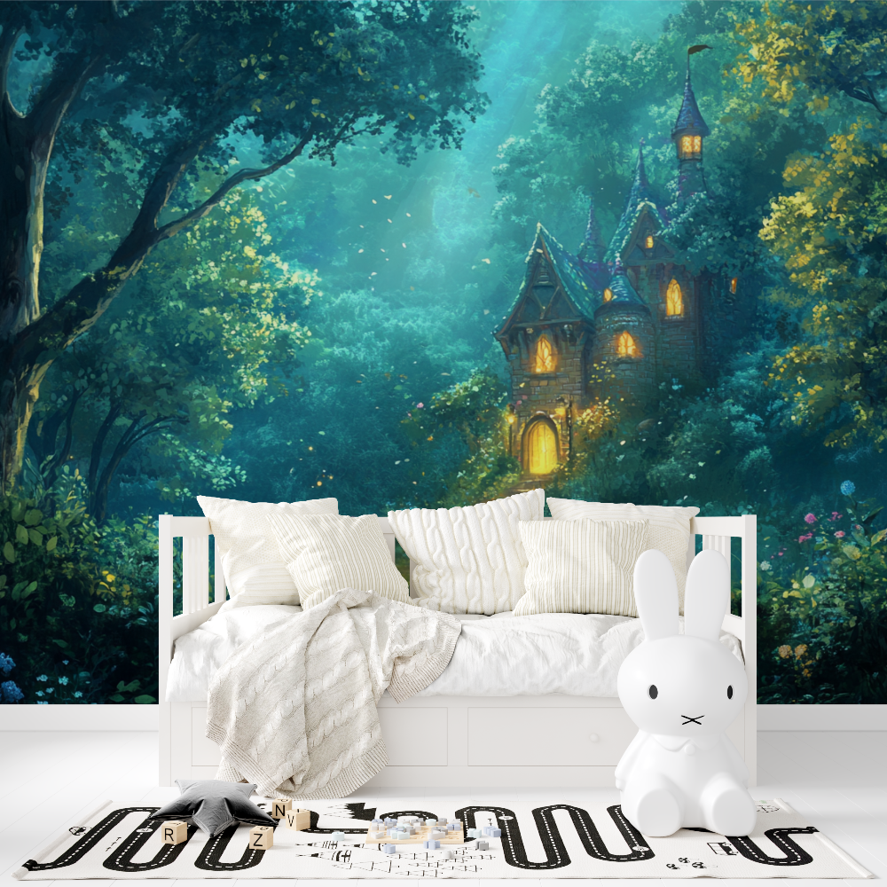 Princess Awakening Forest Wallpaper | Murals Wallpaper