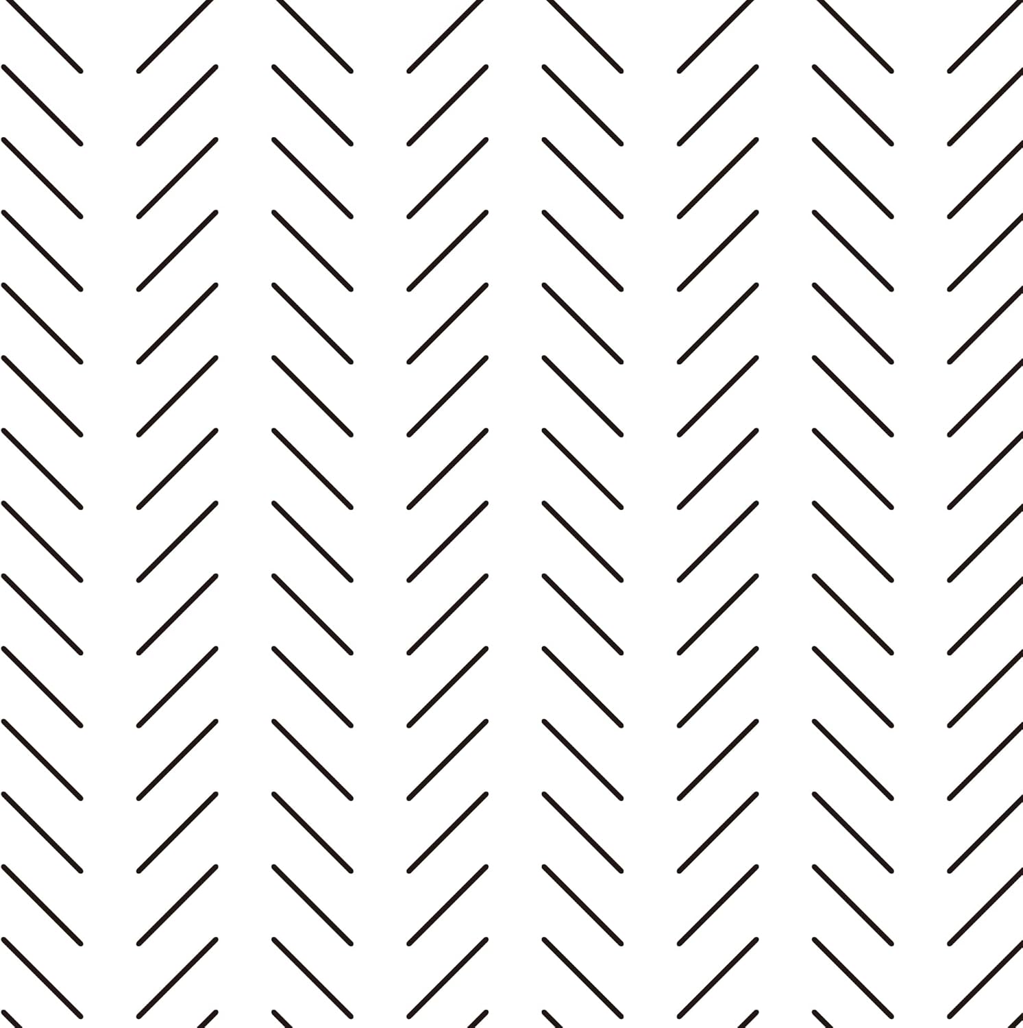 Skandinavische Wandtapete in Schwarz-Weiß