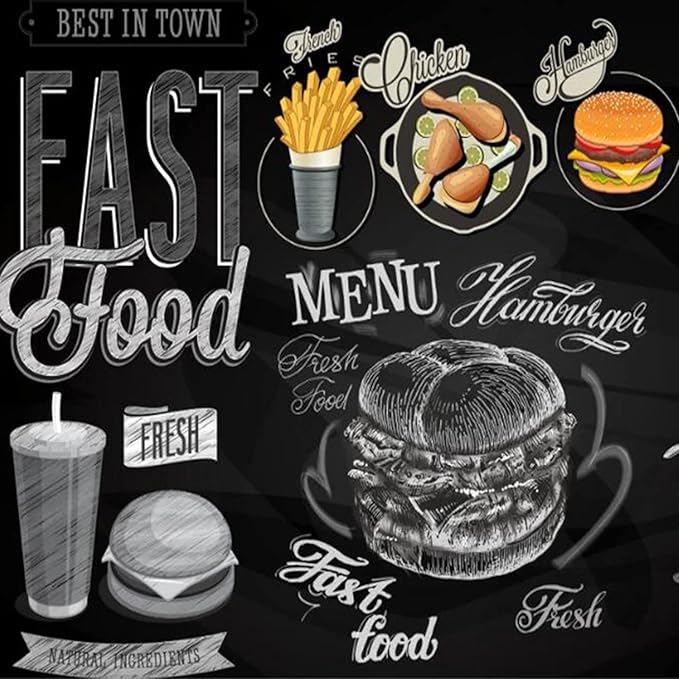 Modern Snack Wallpaper Decor | Murals Wallpaper